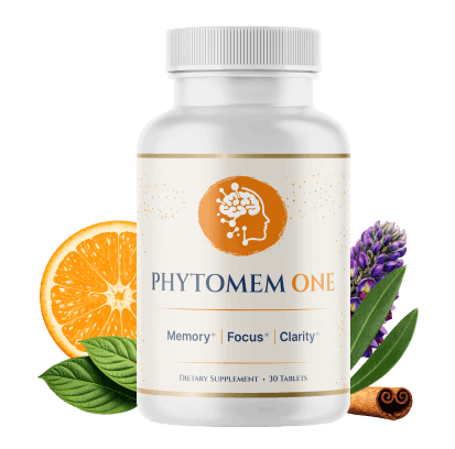 PhytoMem One official brain health supplement bottle for memory, focus, and cognitive wellness