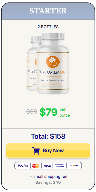 PhytoMem One starter package 2-bottle supply